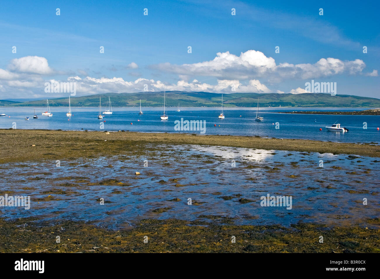 Il suono di Bute da Lochranza Isle of Arran, Scozia UK 2008 Foto Stock
