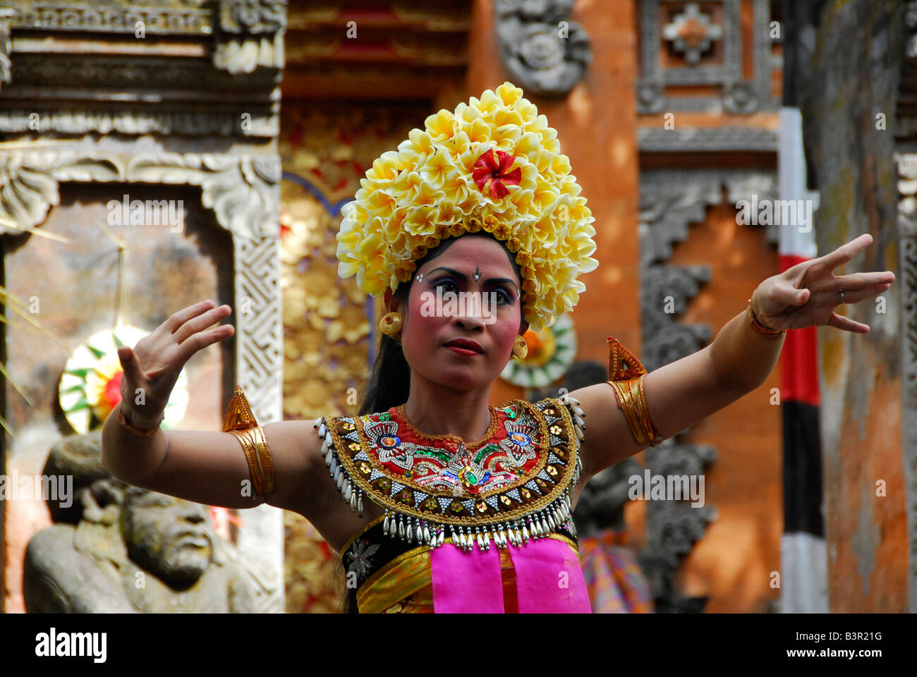 Barong dance , batubulan , isola di Bali , Indonesia Foto Stock