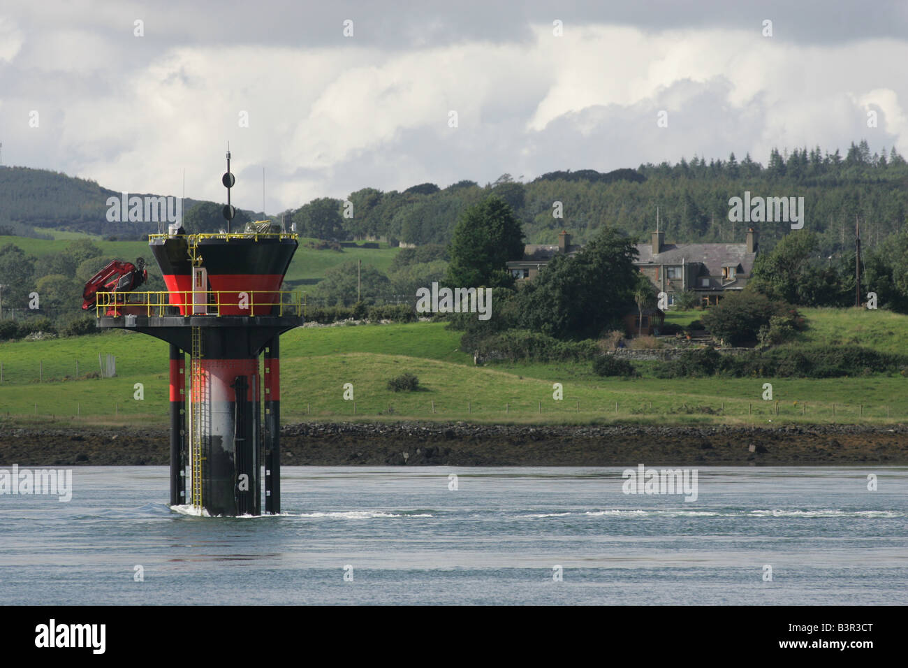 STRANGFORD, PORTAFERRY CONTEA DI DOWN, IRLANDA DEL NORD. STRANGFORD TRAGHETTO. Mare GEN, MAREMOTRICE GEN. Foto Stock