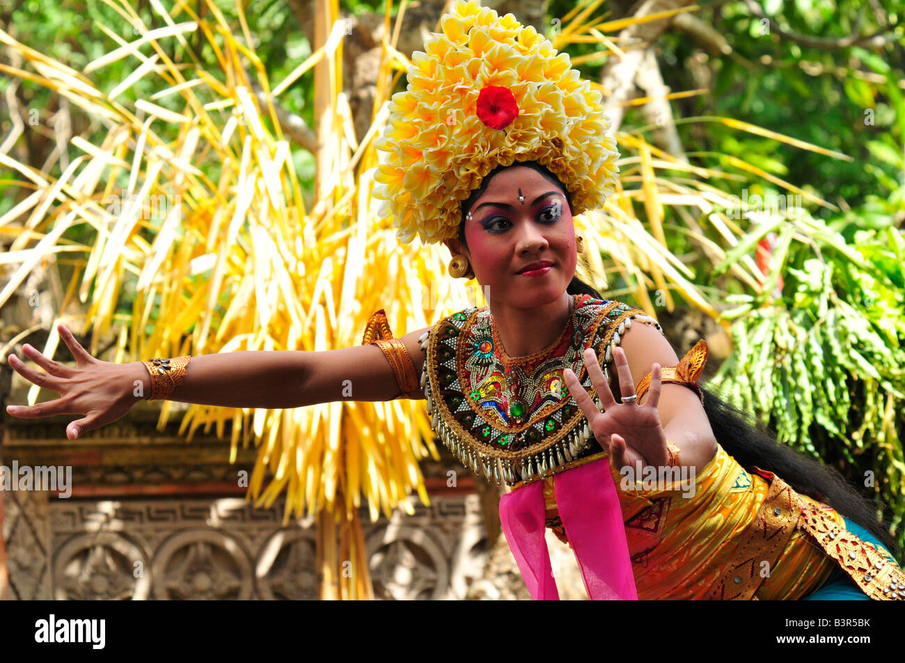 Barong dance , batubulan , isola di Bali , Indonesia Foto Stock