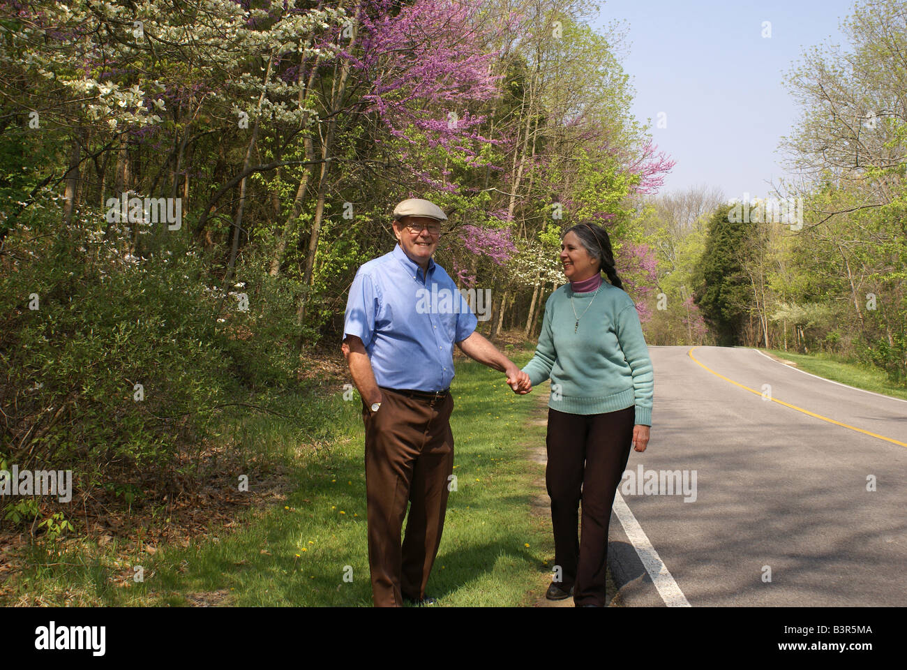Passeggiata di primavera Foto Stock