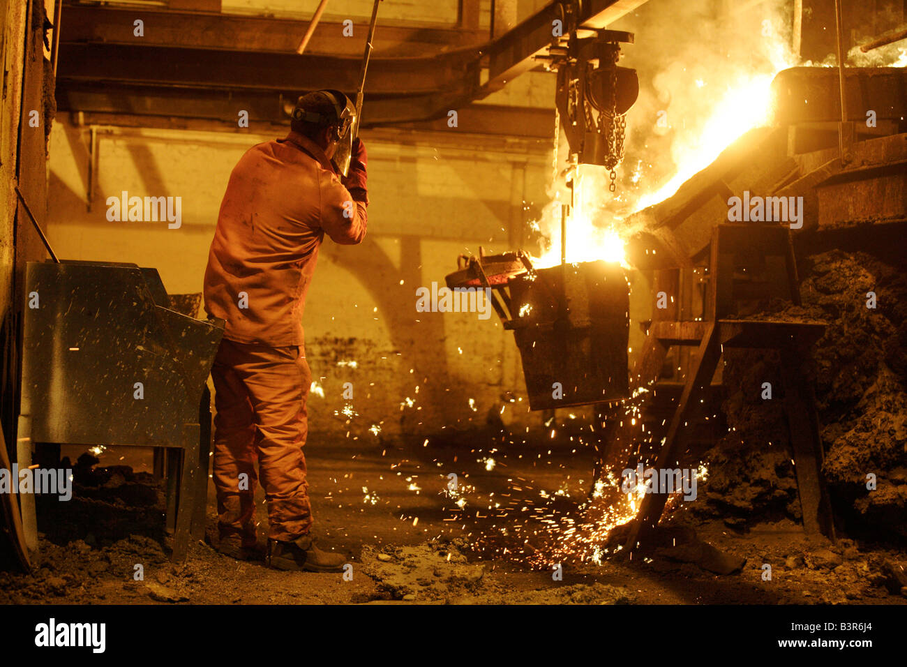 Chamberlin Hill Castings Ltd in Walsall West Midlands, Regno Unito Foto Stock