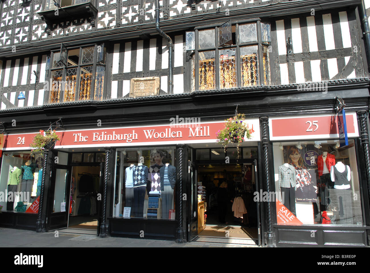 La Edinburgh Lanificio shop a Shrewsbury Shropshire England Regno Unito Foto Stock