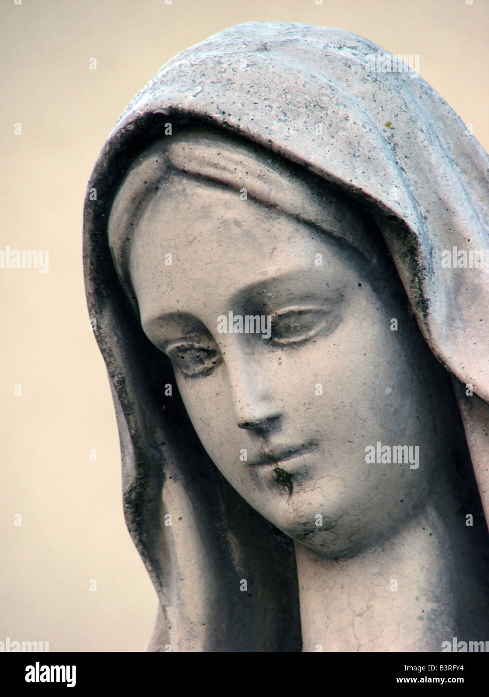 Vergine Maria statua Foto Stock