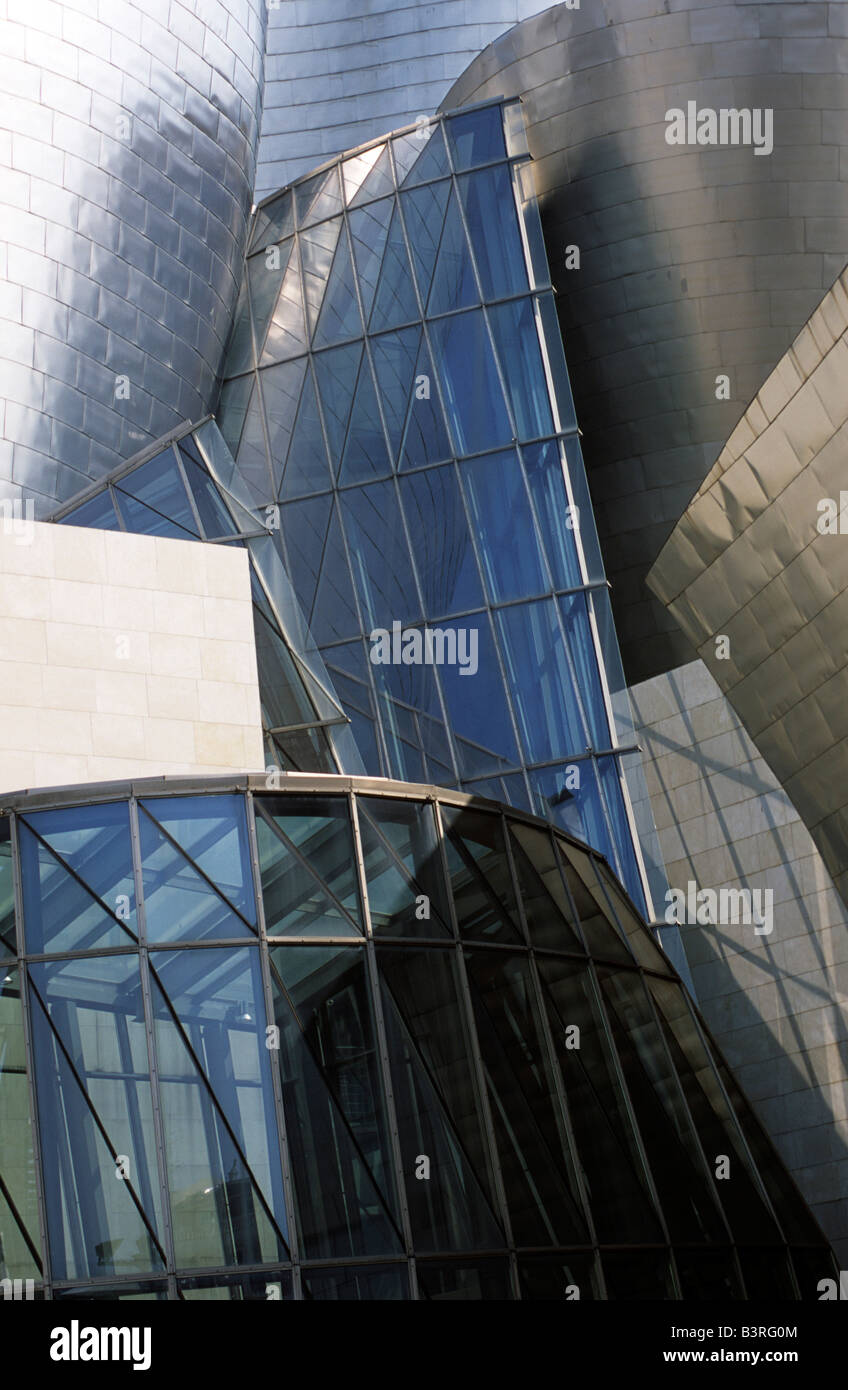 Museo Guggenheim di Bilbao Pays Basque Foto Stock