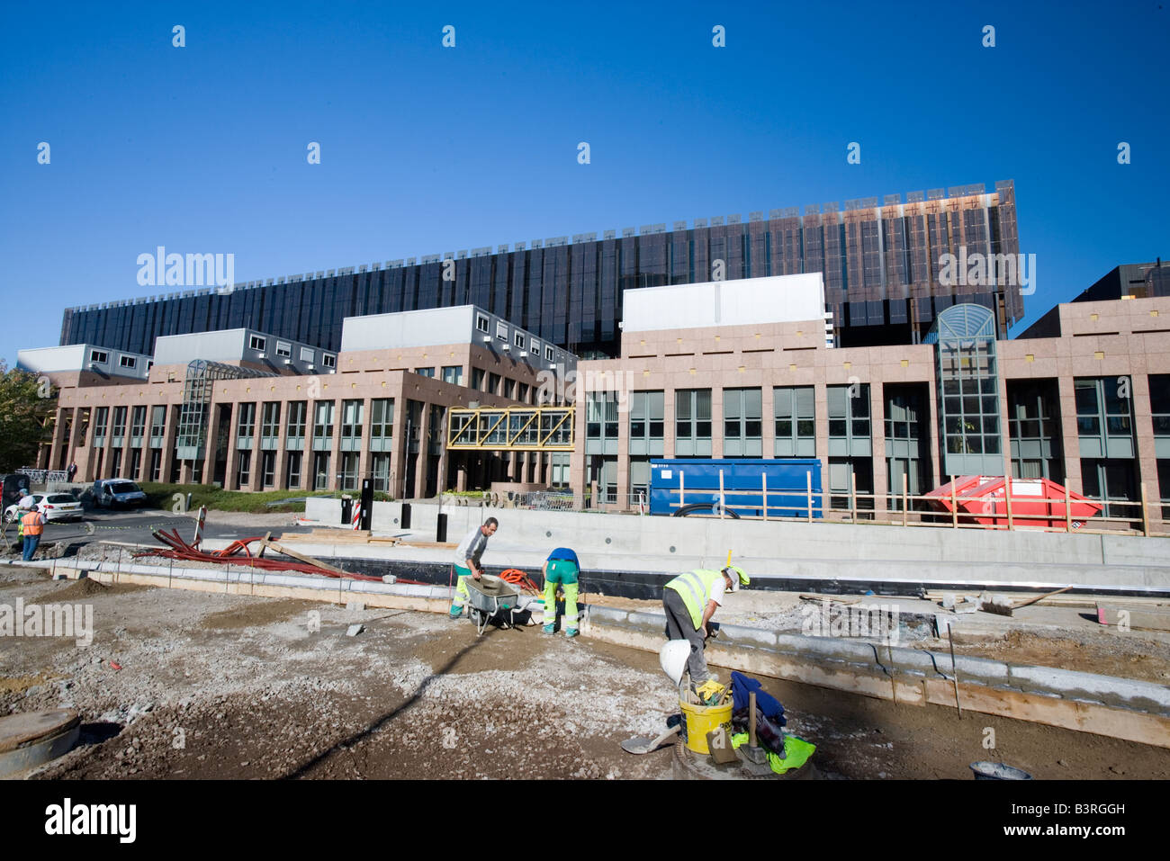 Luxemburg Stadt Kirchberg Europa Viertel europäischer Gerichtshof Lussemburgo città quartiere Europa corte Europea di justi Foto Stock