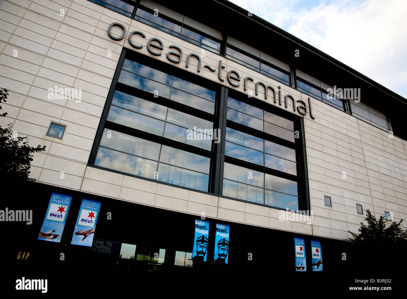 Centro commerciale Ocean Terminal in Leith, Scozia Foto Stock