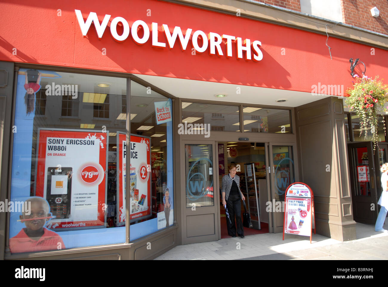Il magazzino Woolworths a Shrewsbury Foto Stock