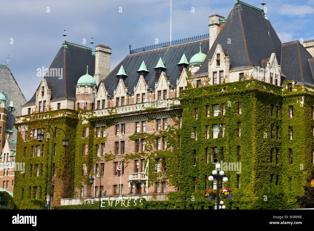 La Empress Hotel, Victoria, Isola di Vancouver, British Columbia, Canada Foto Stock