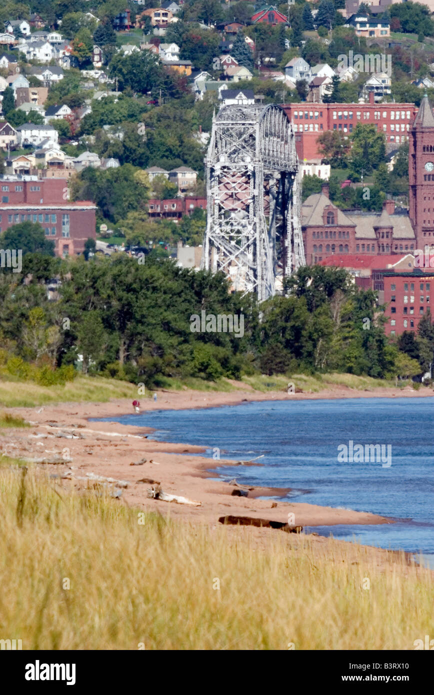 Punto di stazionamento Duluth, Minnesota, Stati Uniti Foto Stock