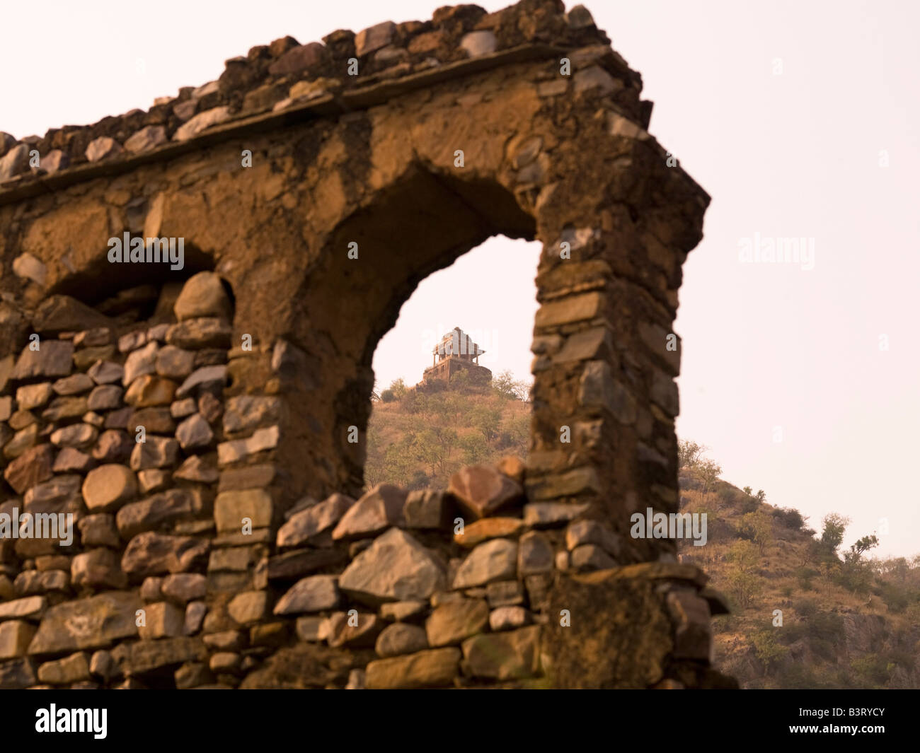 Città abbandonate di Fatehpur, Rajasthan, India Foto Stock