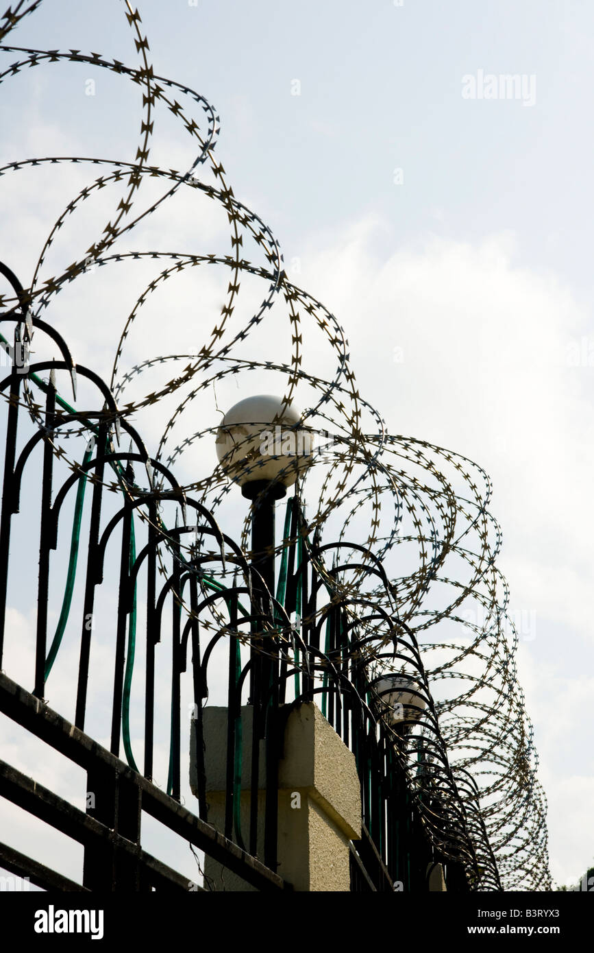 Asia cina hong kong le misure di sicurezza Foto Stock