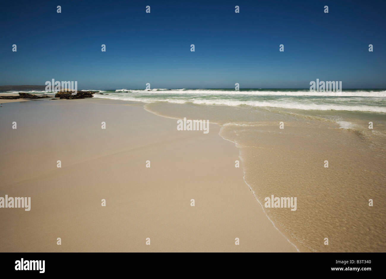 Spiaggia, Noordhoek, Cape Town, Sud Africa Foto Stock