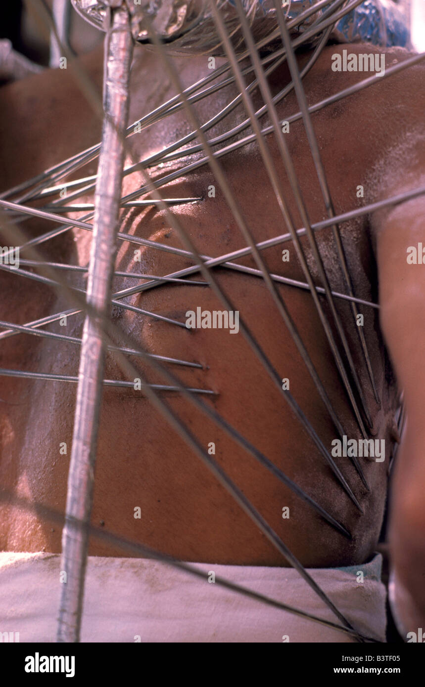 Malaysia, Grotte Batu. Thaipusam Festival. Foto Stock