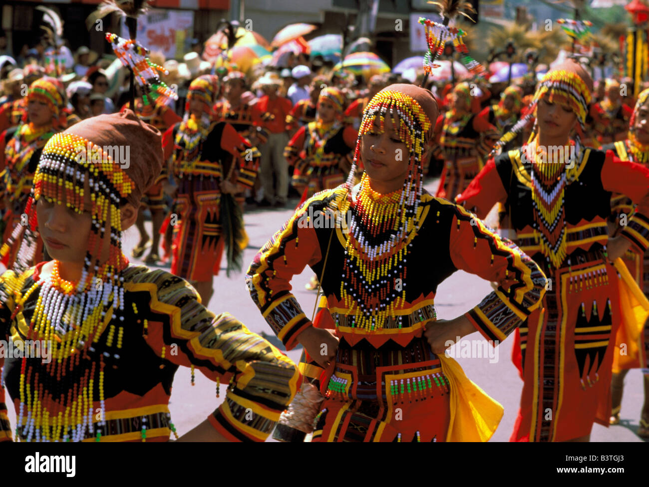 Asia, Filippine Cebu. Sinulog festival. Foto Stock