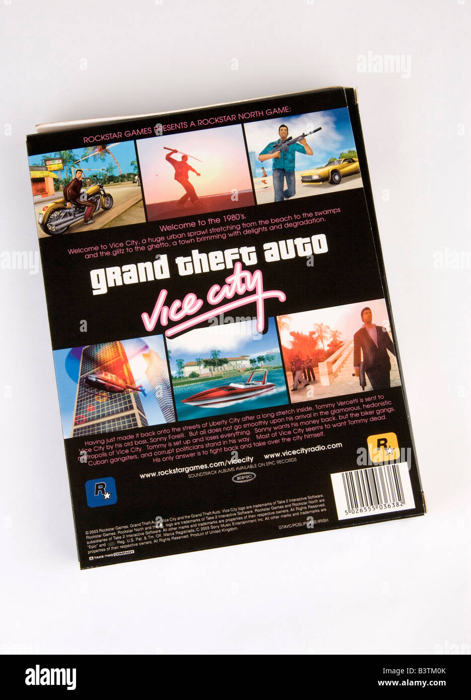 "Grand Theft Auto' gioco DVD caso Foto Stock