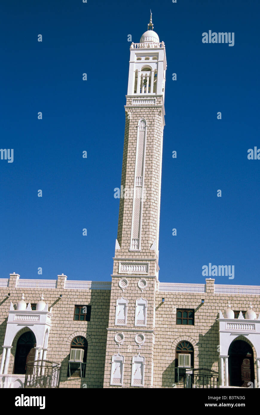 Asia, Yemen, Sayun. Grande Moschea. Foto Stock