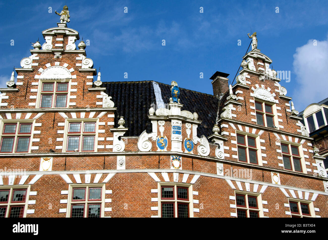 Europa, Paesi Bassi (aka Holland), West Friesland, Hoorn. Vecchia casa di corte. Foto Stock