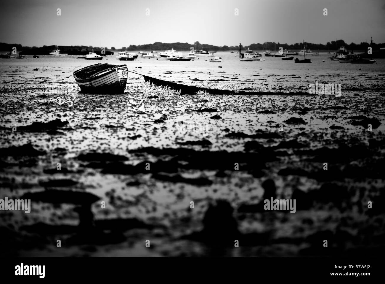 Marea fuori Foto Stock