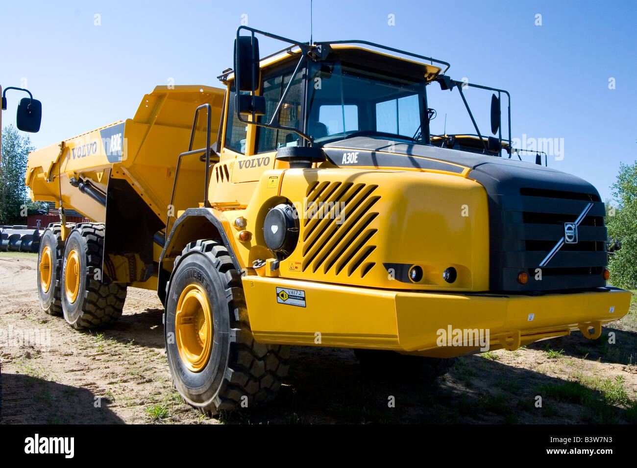 Autocarro con cassone ribaltabile, ribaltabile autocarro Volvo Foto Stock