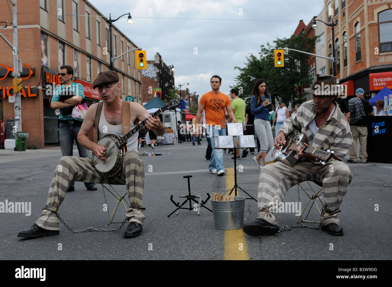 La giunzione Arts Festival di Toronto, Ontario, Canada Foto Stock