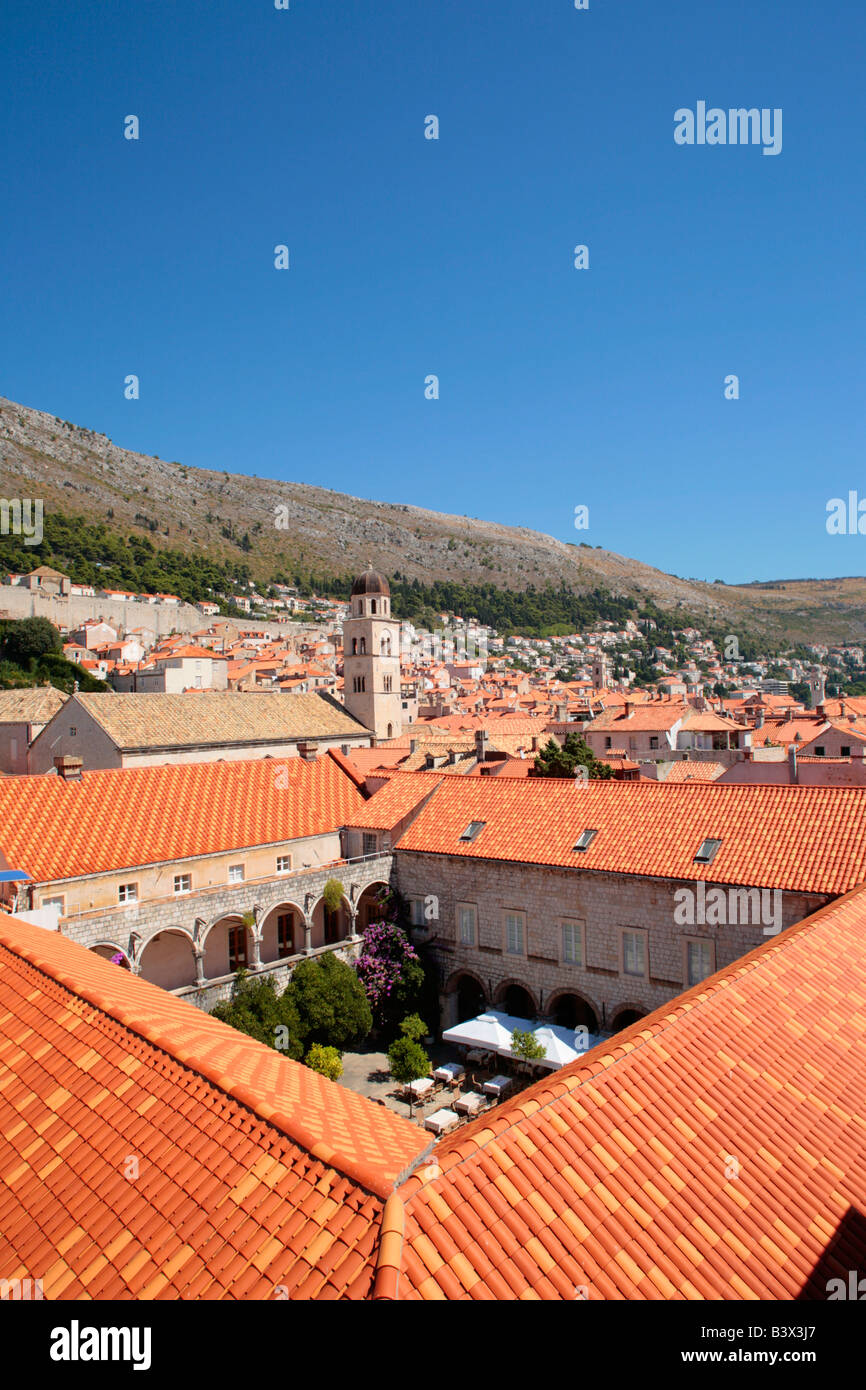 Monastero Francescano e St Klara monastero nella città vecchia di Dubrovnik, la Repubblica di Croazia, Europa orientale Foto Stock