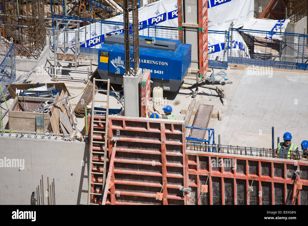 Costruzione di Snow Hill uffici in Birmingham - attualmente rifasati (09 maggio) a causa di un credit crunch Foto Stock