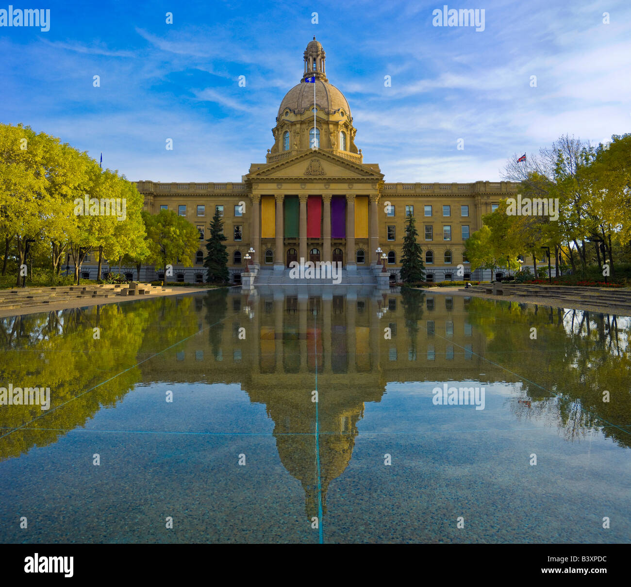 Edifici legislativa di Edmonton, Alberta, Canada Foto Stock