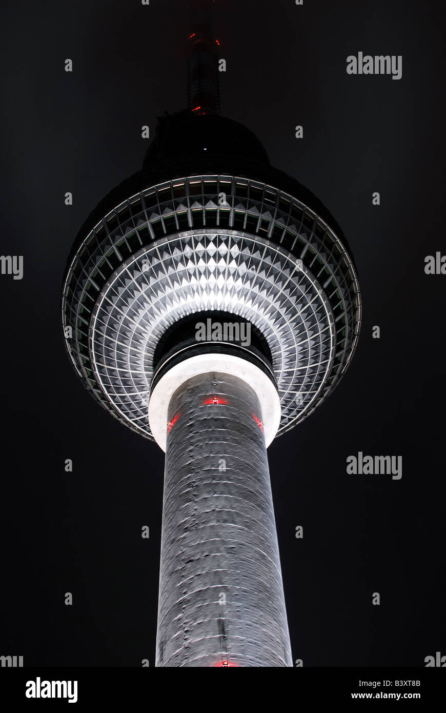 Berlino, „Fernsehturm“ Am Berliner Alexanderplatz von Hermann Henselmann,foto Kazimierz Jurewicz Foto Stock