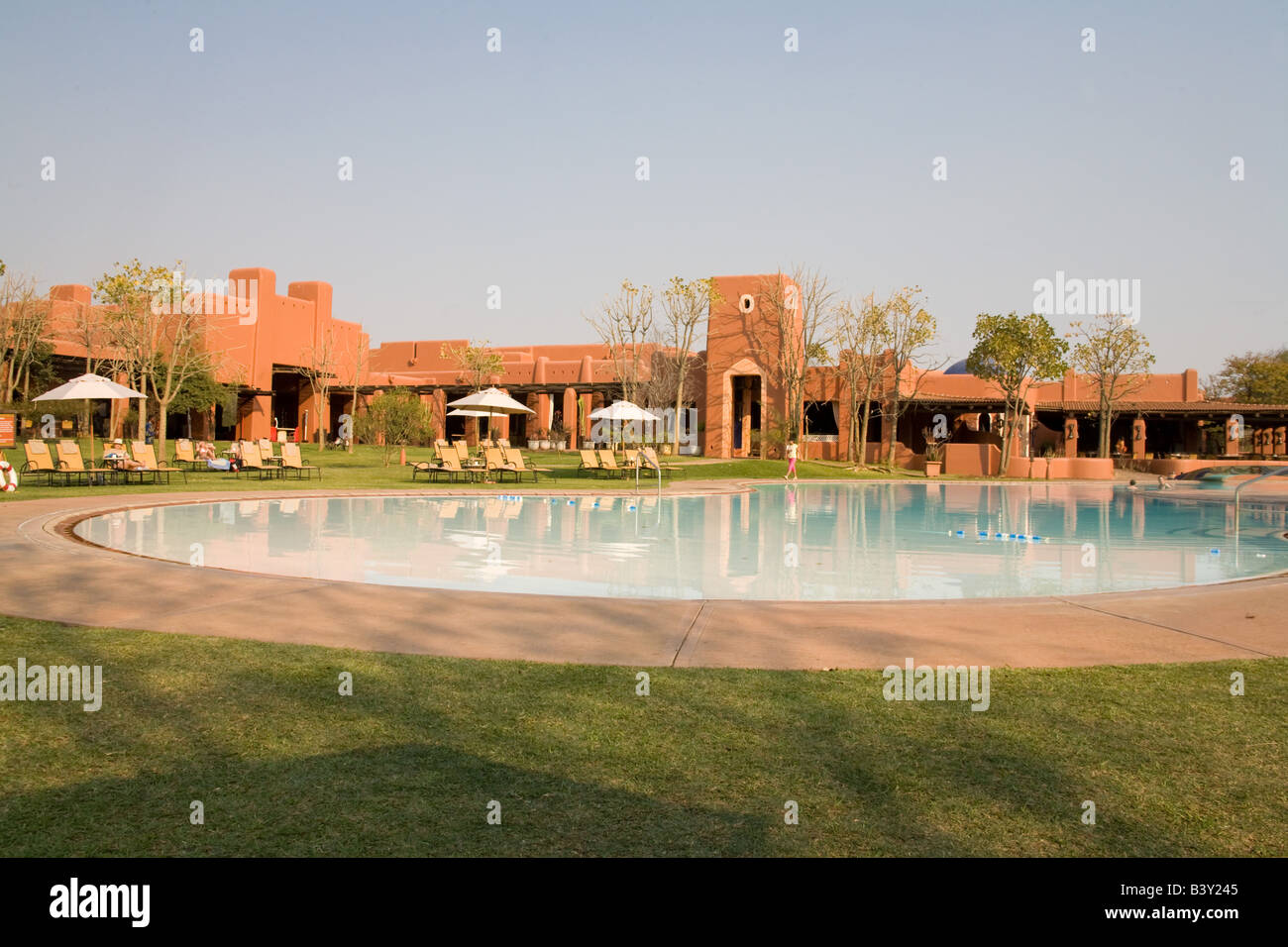Lo Zambesi sun hotel Victoria falls Livingstone Zambia Africa Foto Stock