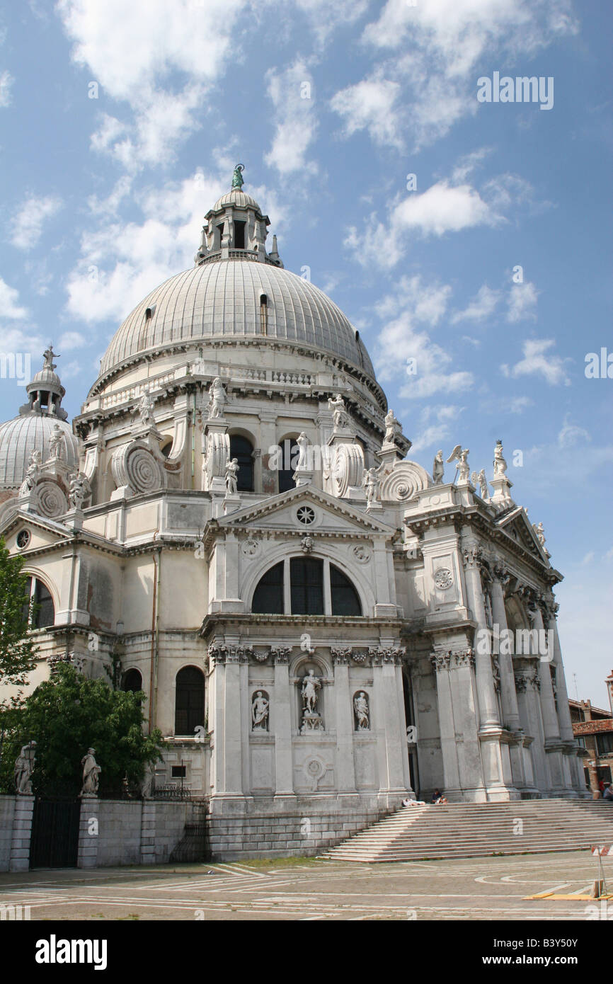 Basilica di Santa Maria della Salute Venezia Italia Foto Stock