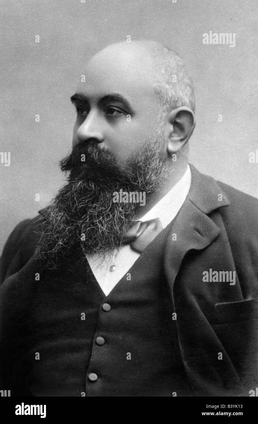 Ciacosa, Giuseppe, 21.10.1847 - 1.9.1906, autore/scrittore italiano, ritratto, cartolina, circa 1900, , Foto Stock