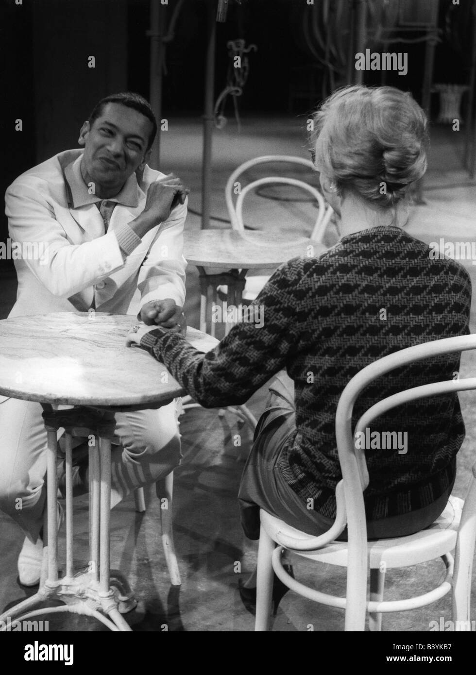 Salvador, Henri, 18.7.1917 - 13.2.2008, cantante francese, mezza lunghezza, ospite in TV show 'Rendevouz am Rhein', 1966, Foto Stock