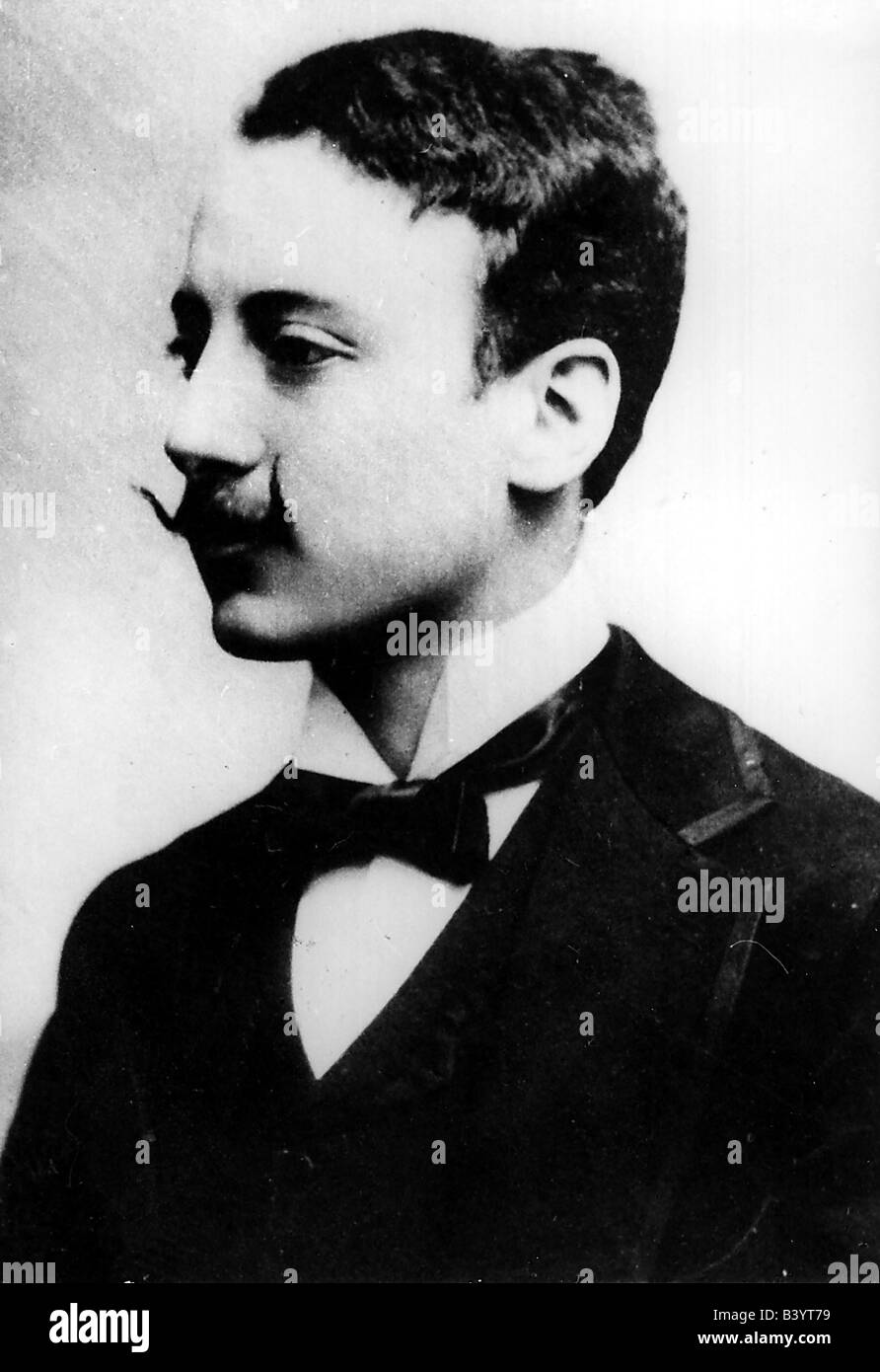 Annunzio, Gabriele d', 12.3.1863 - 1.3.1938, autore/scrittore italiano (poeta), ritratto, Foto Stock