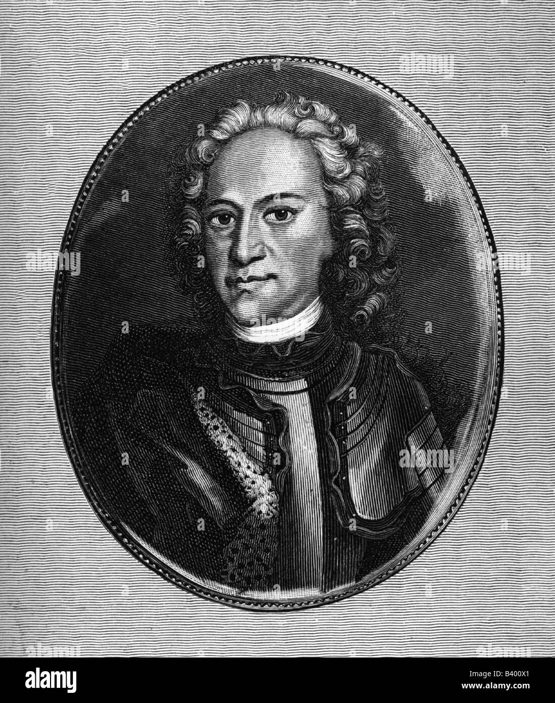 Alexei Petrovich, 18.2.1690 - 27.6.1718, Tsarevich di Russia, ritratto, incisione in legno, 19th secolo, , Foto Stock