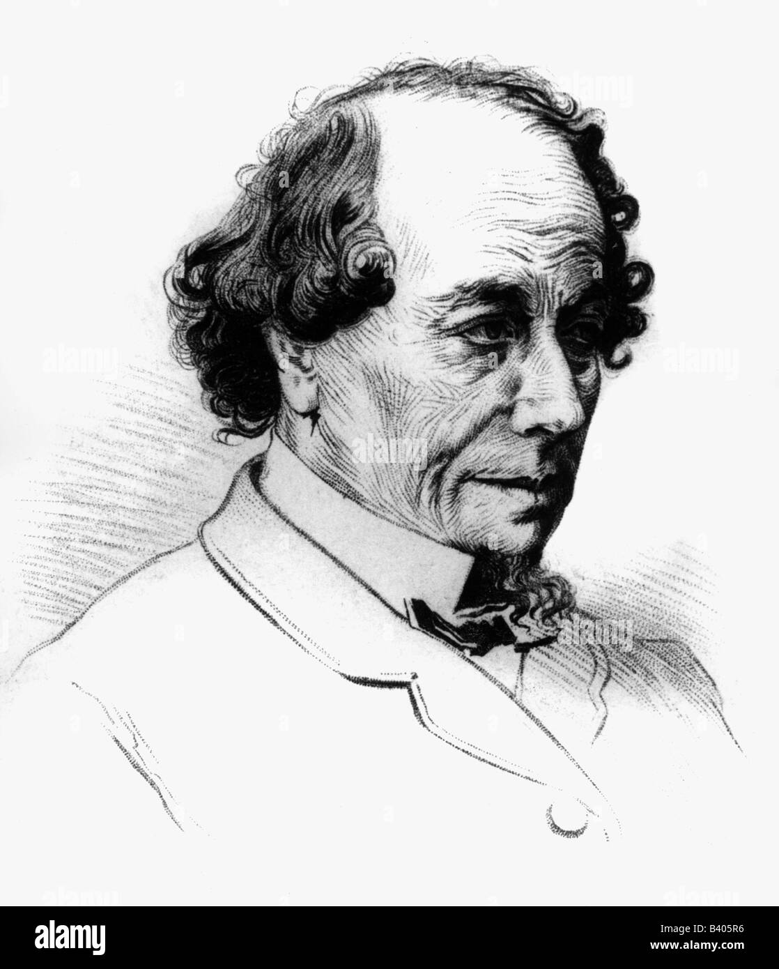 Disraeli, Benjamin conte di Beaconsfield, 21.12.1804 - 19.4.1881, uomo politico britannico, primo ministro 1868 e 1874 - 1880, ritratto, acciaio incisione di A. Weger, 1877, artista del diritto d'autore non deve essere cancellata Foto Stock