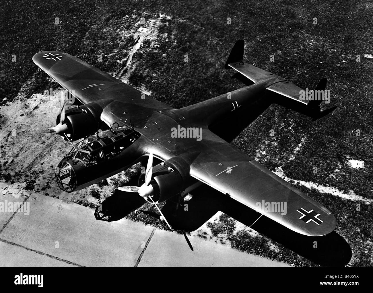 Eventi, Seconda guerra mondiale / seconda guerra mondiale, guerra aerea, aereo, bombardiere tedesco Dornier Do 17 Z, circa 1940, Do-17, Do17, bombardieri, 20th secolo, storico, storico, Luftwaffe, Wehrmacht, Germania, Terzo Reich, aereo, aerei, 1940s, Foto Stock