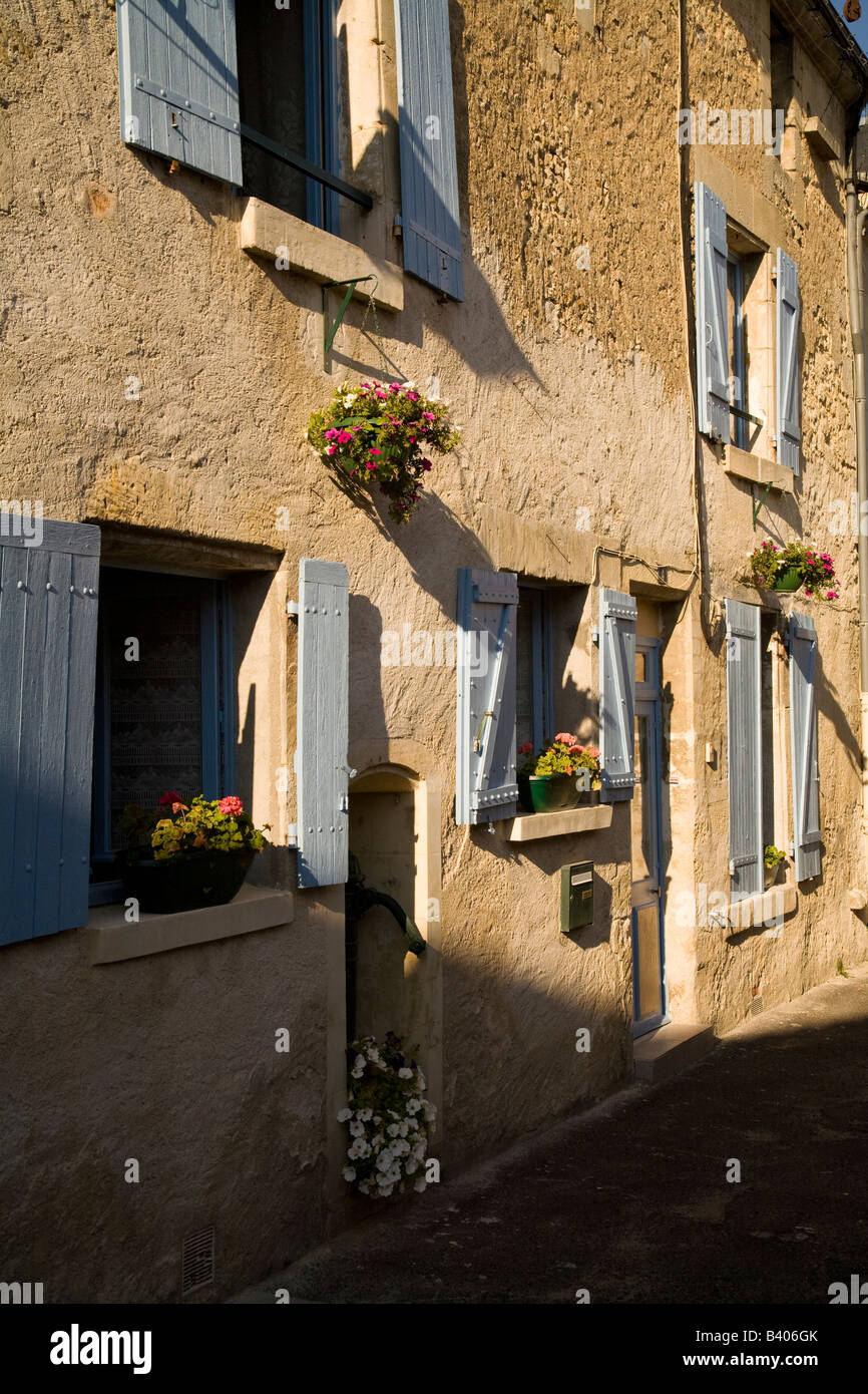 Country house nel pomeriggio di sole, Valle della Loira, Francia Foto Stock