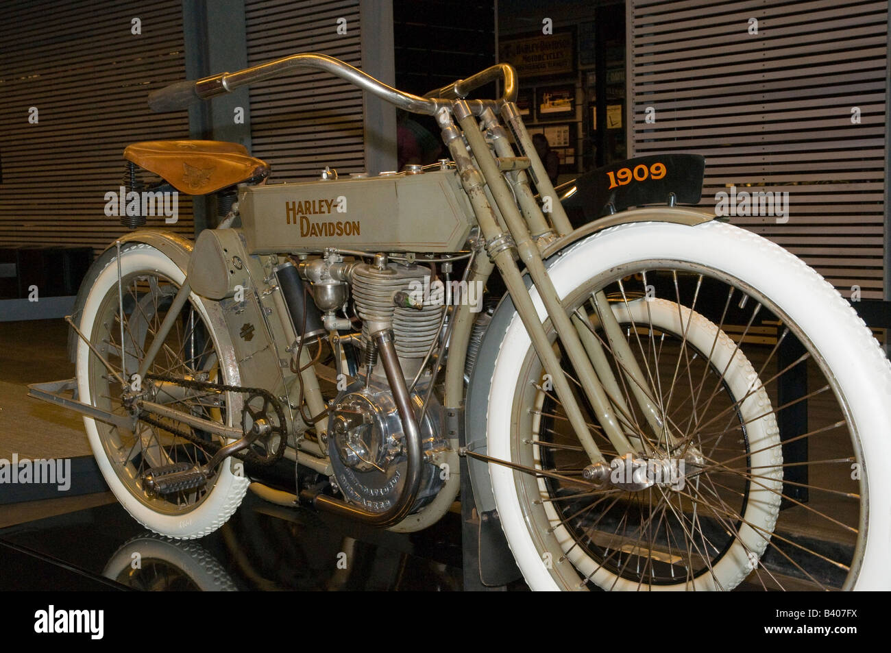 1909 Harley-Davidson motociclo Foto Stock