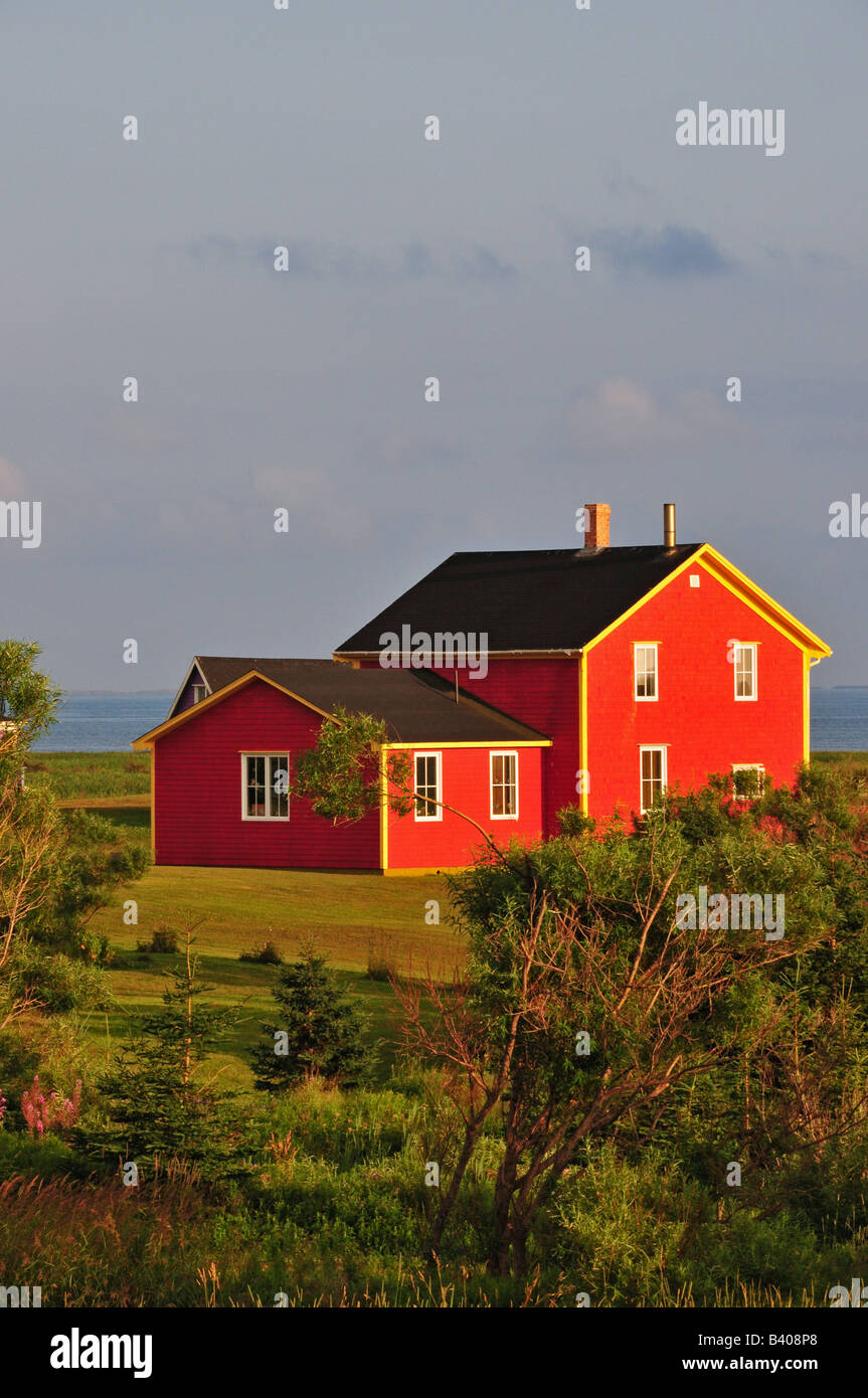 Casa di Cap aux Meules Iles de la Madeleine Québec Canada Foto Stock