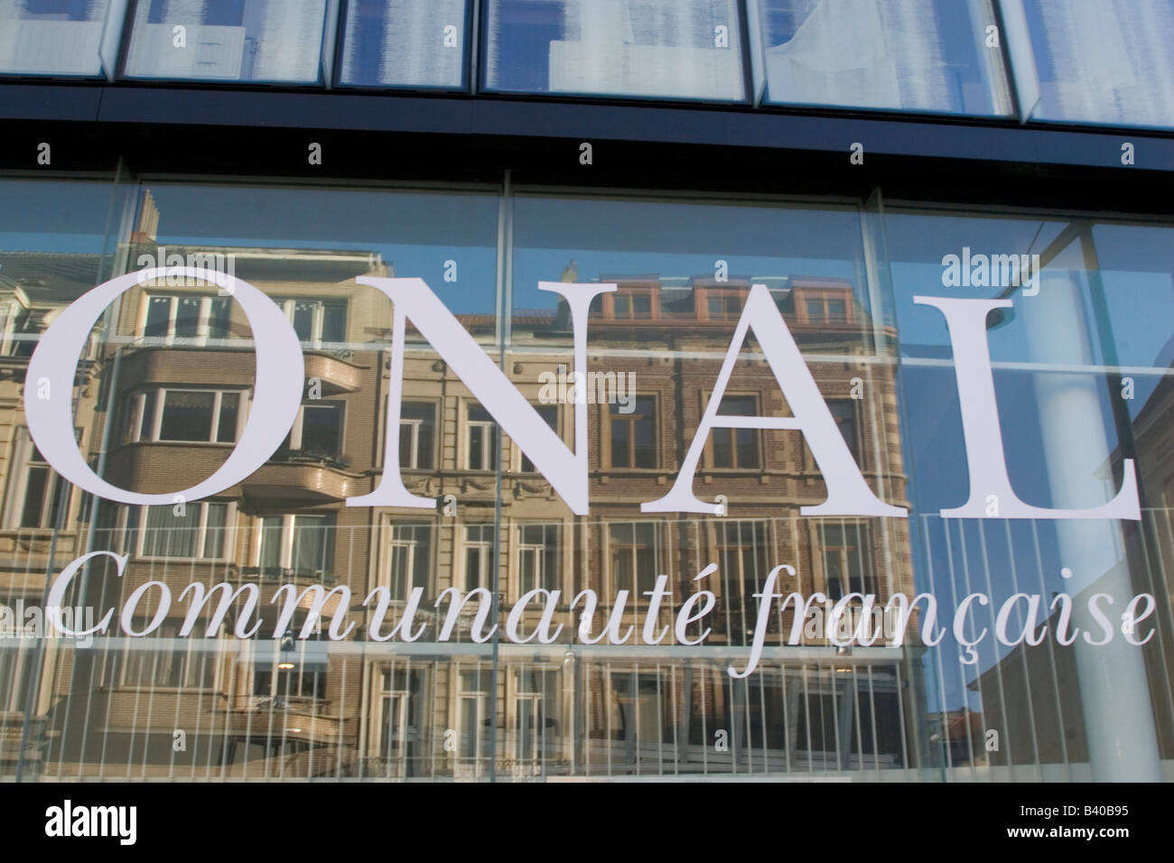 Teatro Nazionale, 111-115 Boulevard Emile Jacqmain, inferiore della città di Bruxelles Belgio Foto Stock