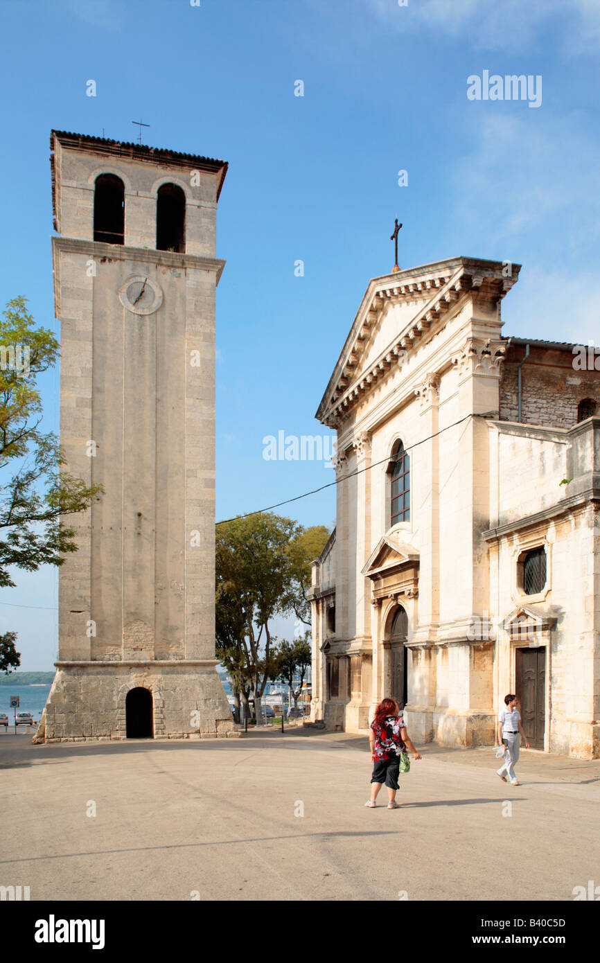Cattedrale di Pula in Istria, Repubblica di Croazia, Europa orientale Foto Stock