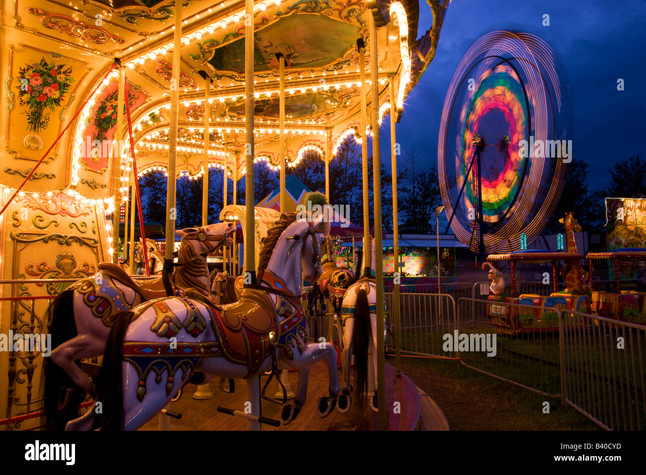 Alaska State Fair Palmer Alaska Foto Stock