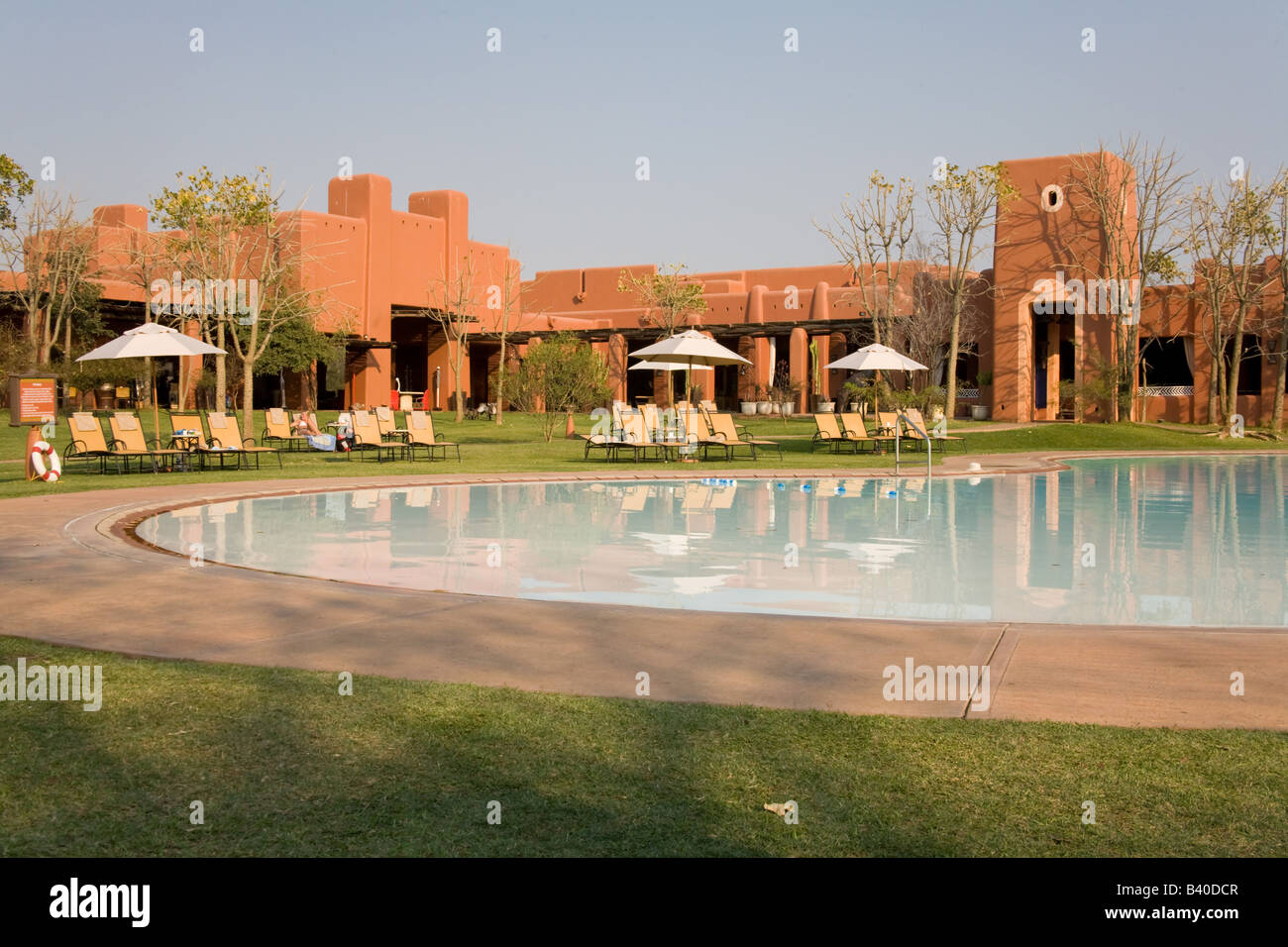 Lo Zambesi sun hotel Victoria falls Livingstone Zambia Africa Foto Stock