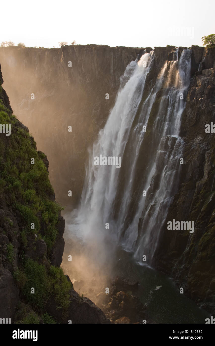 Victoria Falls cascate Africa Zambia Foto Stock