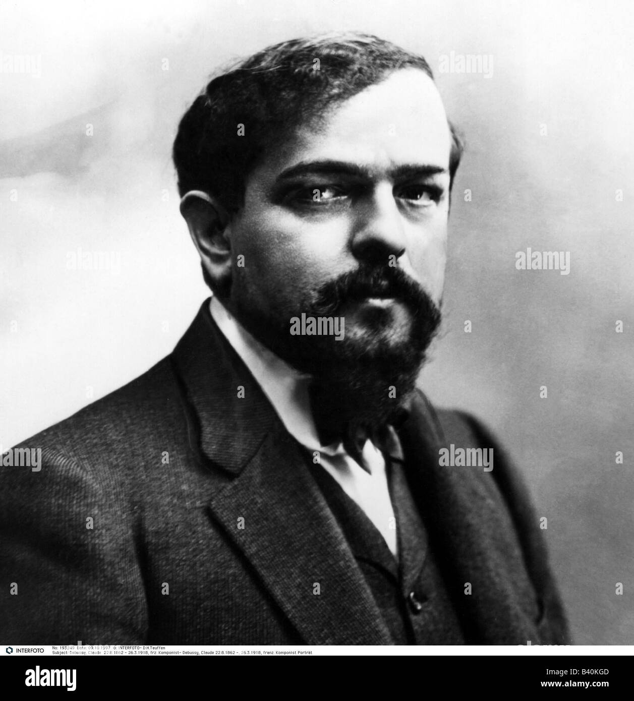 Debussy, Claude, 22.8.1862 - 25.3.1918, compositore francese, ritratto, Foto Stock