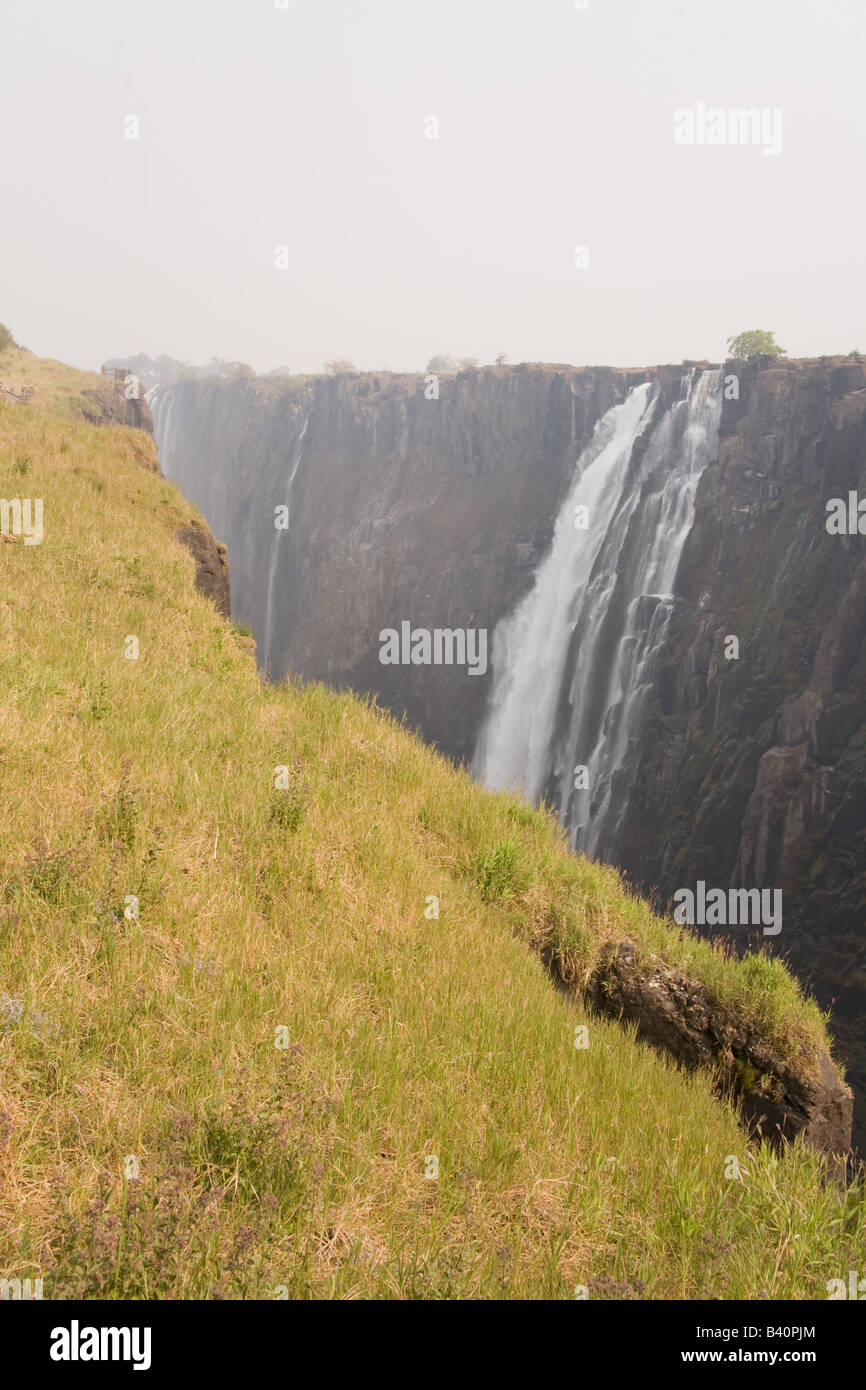 Victoria falls Livingstone Zambia Africa Foto Stock