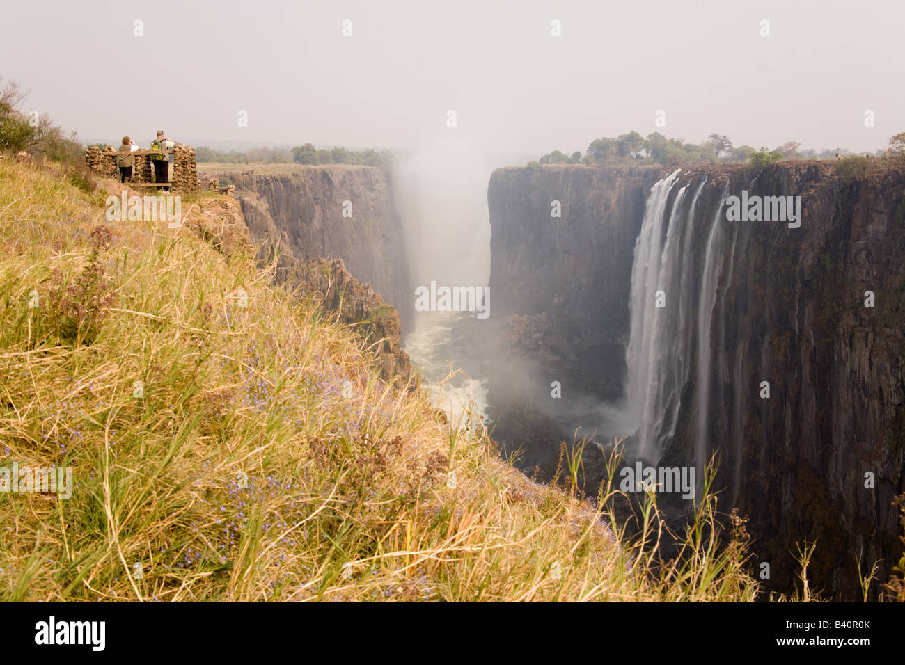 Victoria falls Livingstone Zambia Africa Foto Stock
