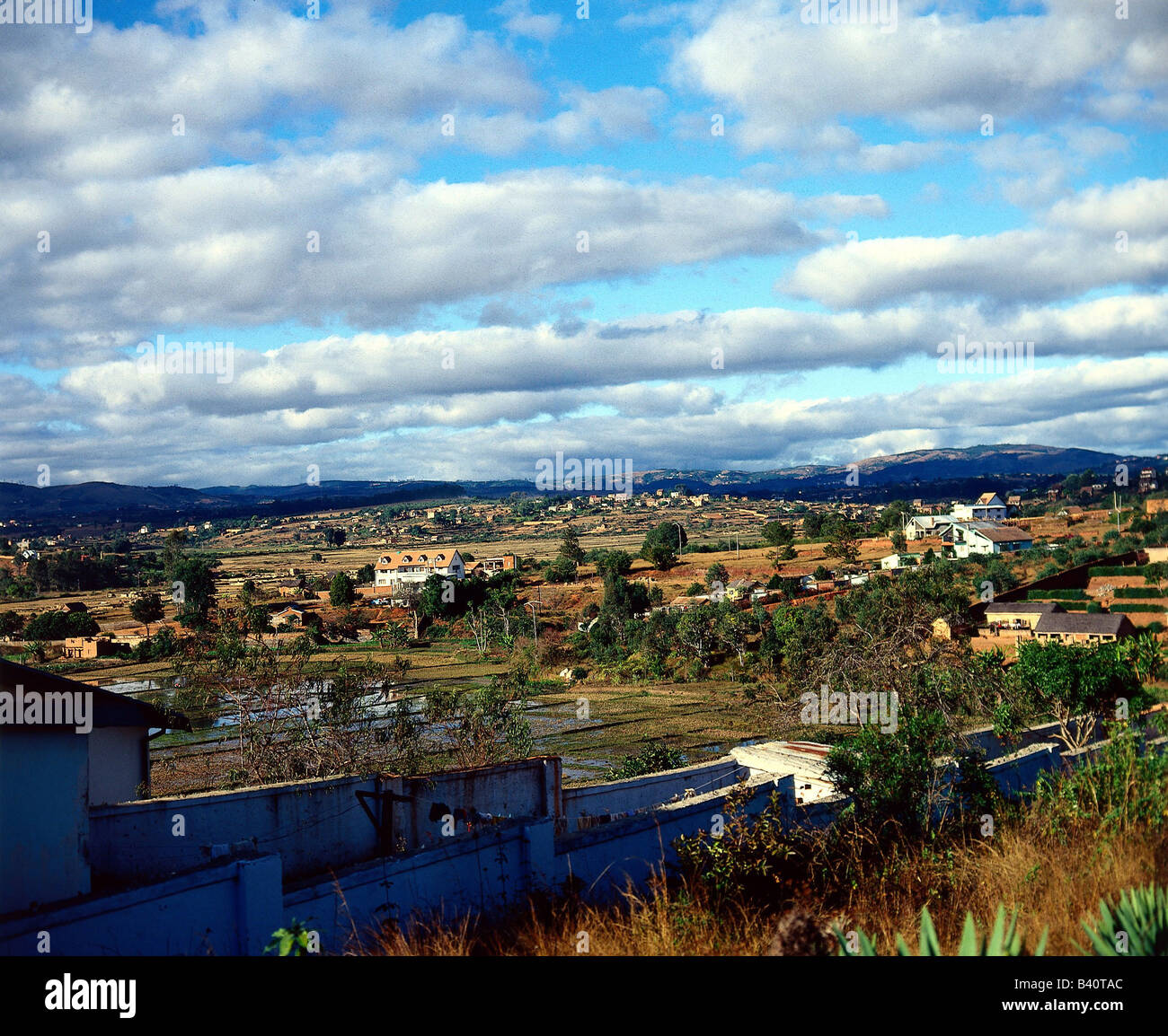 Geografia / viaggi, Madagascar, sobborgo della capitale Antananarivo Foto Stock