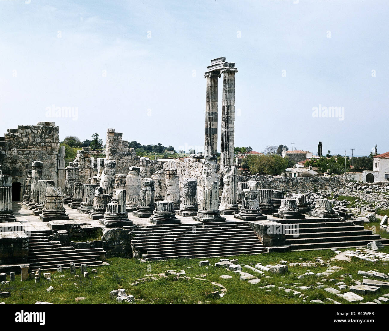 Geografia / viaggio, Turchia, Didyma, Apollo Tempel, rovina, scavi, Apollon, oracle, rovina, rovine, gradini, colonne, colonna, , Foto Stock